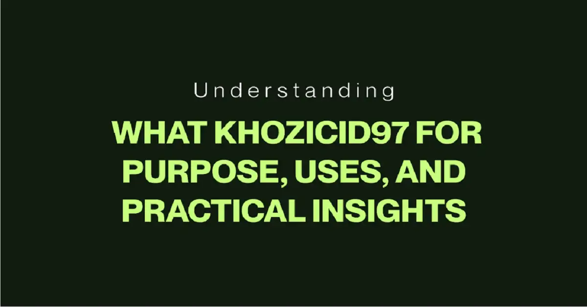 what khozicid97 for